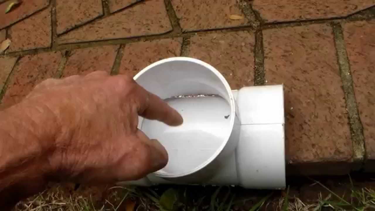 How To Install Clean Out on Sewer or French Drain YouTube