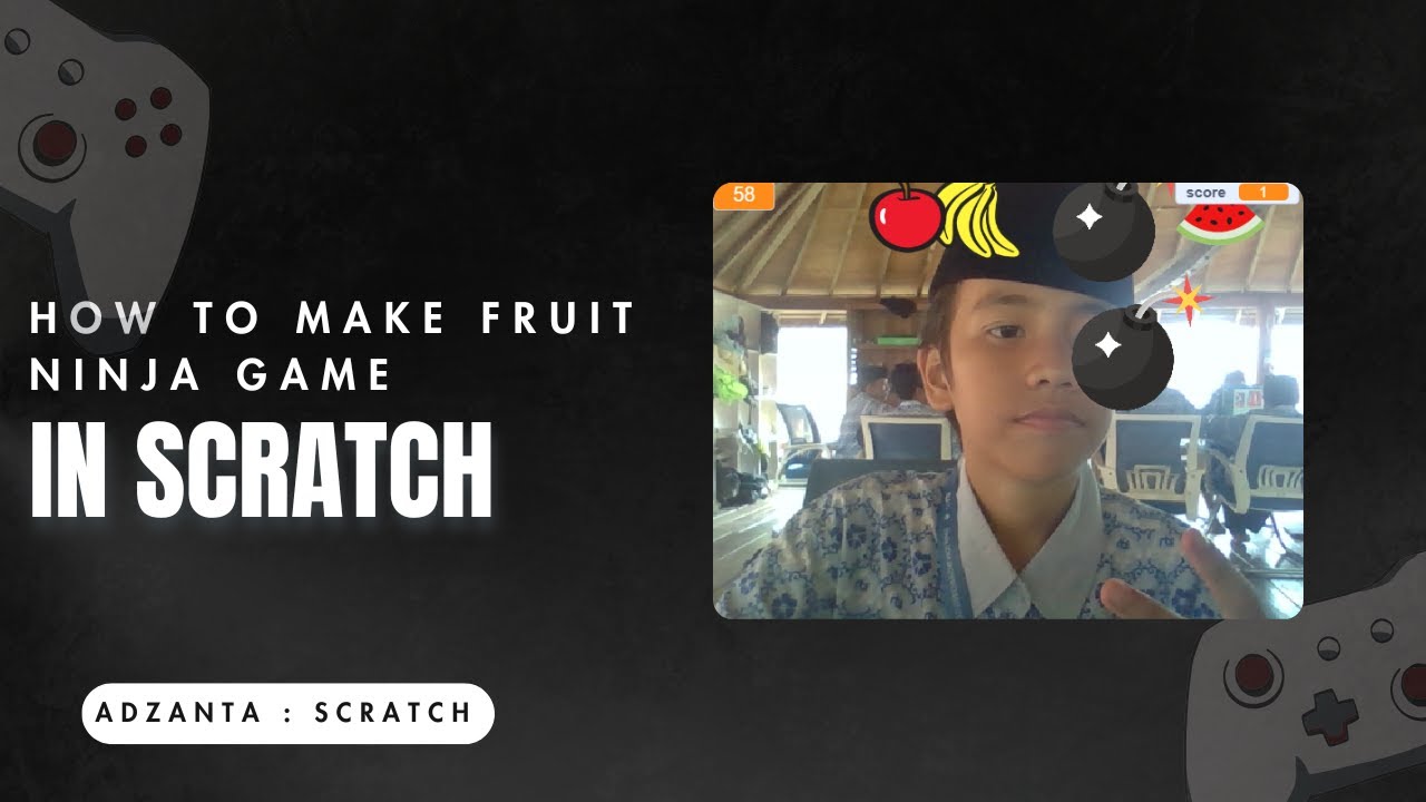 Tutorial game fruit ninja in sratch 3.0 - YouTube
