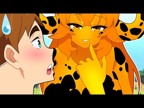 Steve VS Lava Slime in Minecraft