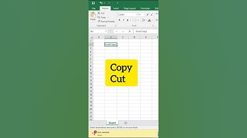 || Copy, Cut & Paste in excel | Shortcut Trick ||