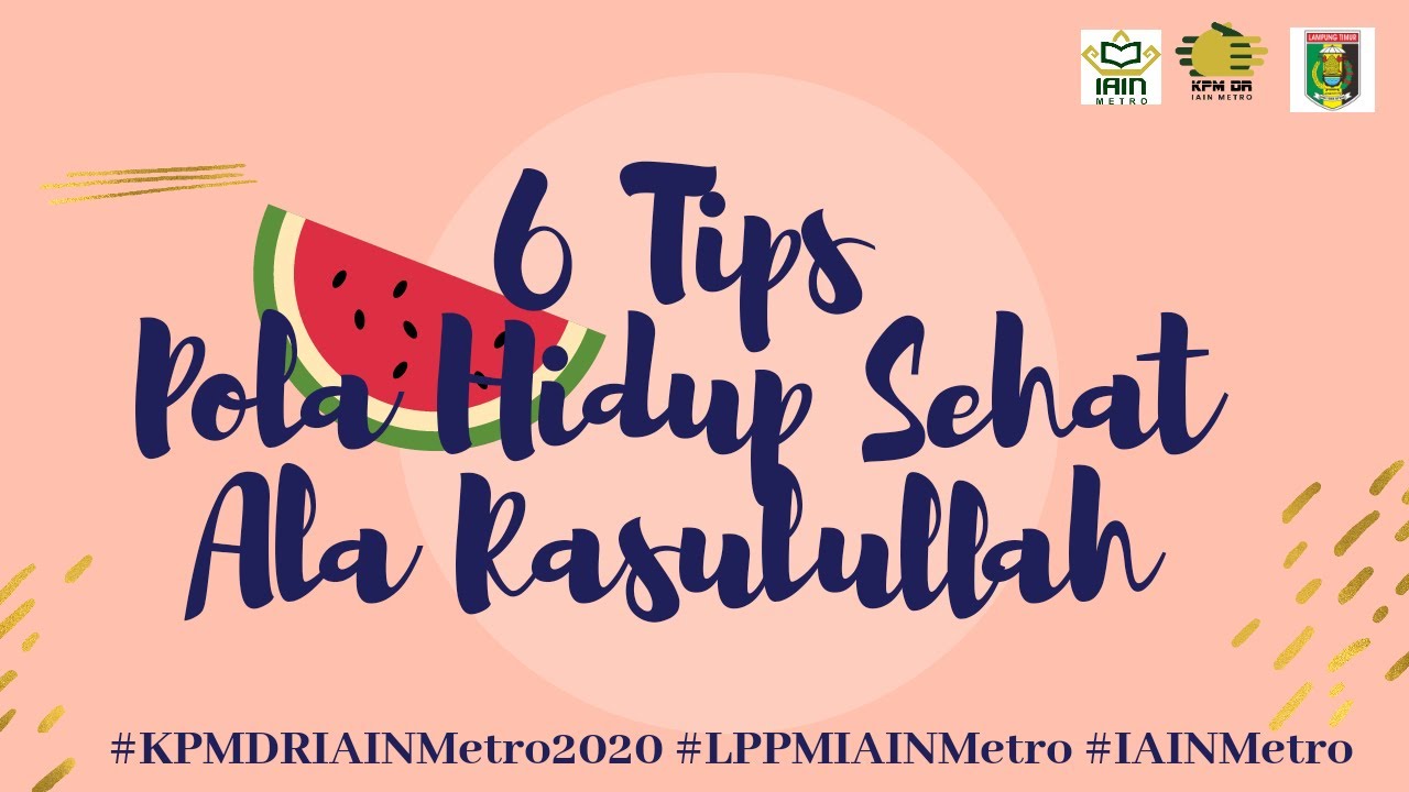6 Tips Pola Hidup Sehat Ala Rasulullah Youtube