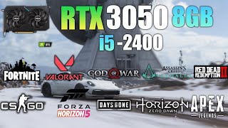 RTX 3050 8GB + i5 2400 : Test in 9 Games - Budget Gaming PC