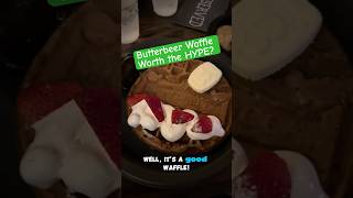Butterbeer WAFFLE Review - Leaky Cauldron in Diagon Alley at Universal Orlando Resort