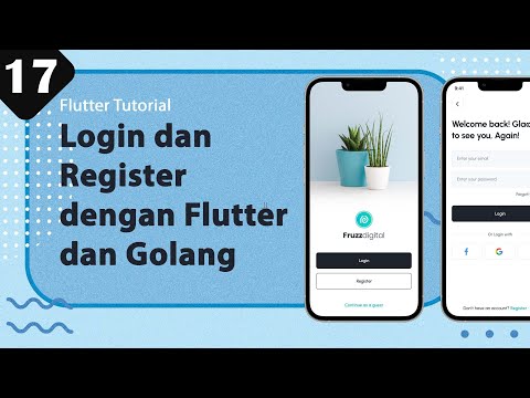 17 Slicing Verification Page - Tutorial Login & Register Flutter dengan Golang