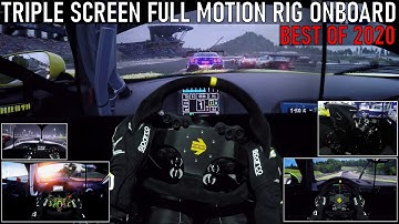 2020 Best of - Triple Screen Full Motion Simulator Onboard by Let