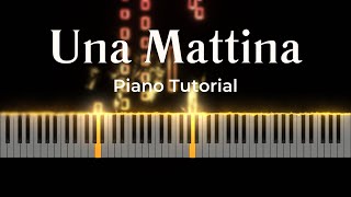 Ludovico Einaudi - Una Mattina | Piano Tutorial (SeeMusic)