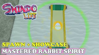 Shindo Life: *GETTING* Mastered Rabbit Spirit | SPAWN LOCATION   SHOWCASE