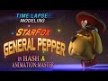Spline modeling "General Pepper" in Hash Animation:Master (time-lapse)