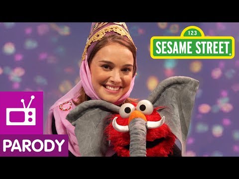 For more videos and games check out our new website at www.sesamestreet.org In this clip, Elmo and Natalie Portman pretend. Sesame Street is a production of Sesame Workshop, a nonprofit educational organization which also produces Pinky Dinky Doo, The Electric Company, and other programs for children around the world.