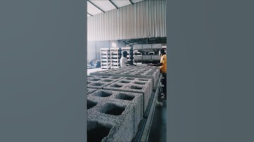 Perfect Cubing Every Shift #smartblockline #concreteblocks #automation