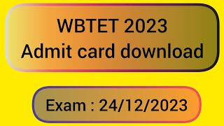 WBTET 2023 | wbtet 2023 postponed