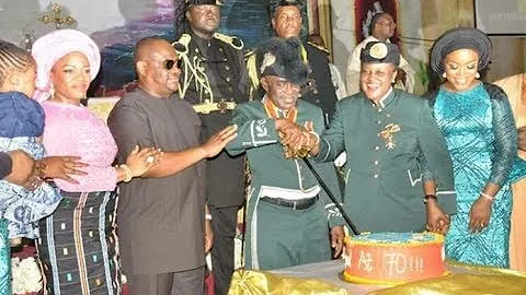 Gordons, Okey Bakassi & Gov. Wike Dazzle at Peter Odili 70th Birthday Celebration