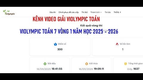 HƯỚNG DẪN GIẢI VIOLYMPIC TOÁN 7 2025 2026 VÒNG 1