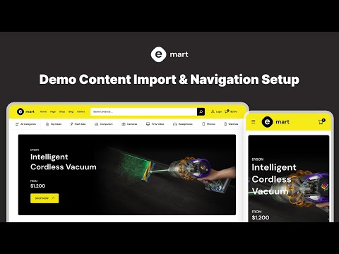 Demo Content Import