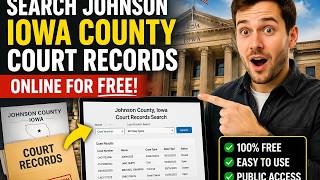 How to search Johnson Iowa County court records online for free