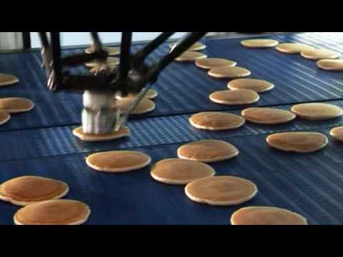 Speed Pancake stacking with Flexpicker Robots YouTube