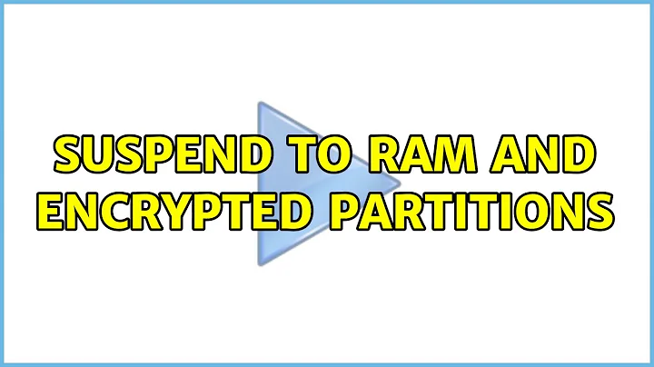 Ubuntu: Suspend to RAM and encrypted partitions (2 Solutions!!)