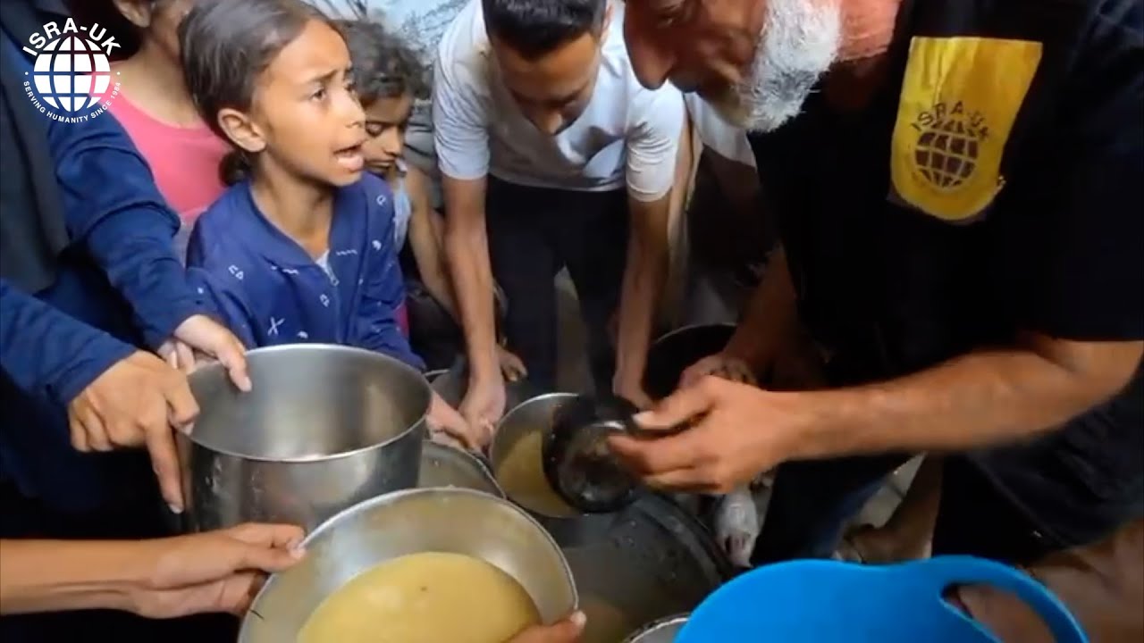 Gaza is starving! Food distribution 30th July 2025 | ISRA UK