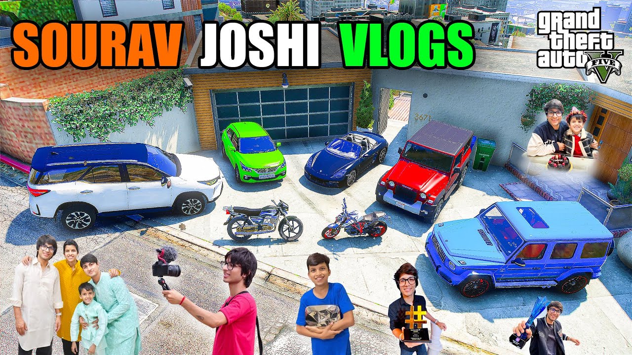 Franklin & Shinchan Stolen Sourav Joshi Vlogs Indian Cars in GTA 5