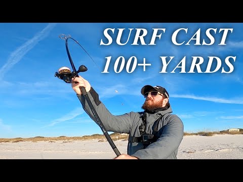 How To SURF CAST 100 Yards+ 