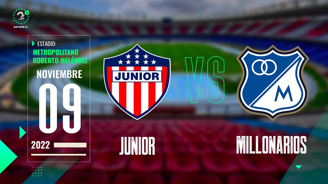 Junior Vs. Millonarios - Liga BetPlay | EN VIVO - YouTube