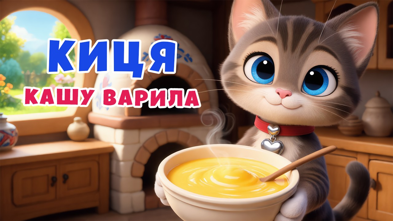 КИЦЯ КАШУ ВАРИЛА - дитяча пісенька про кашу | Дитяча пісенька-потішка | ЛЯ-ЛЯ ЛЕНД TV