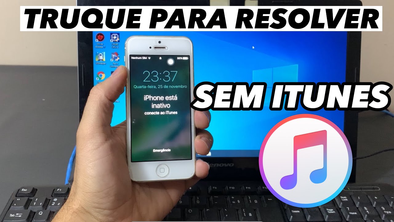 Como DESBLOQUEAR IPHONE INATIVO Rapidamente SEM USAR ITUNES Melhor 