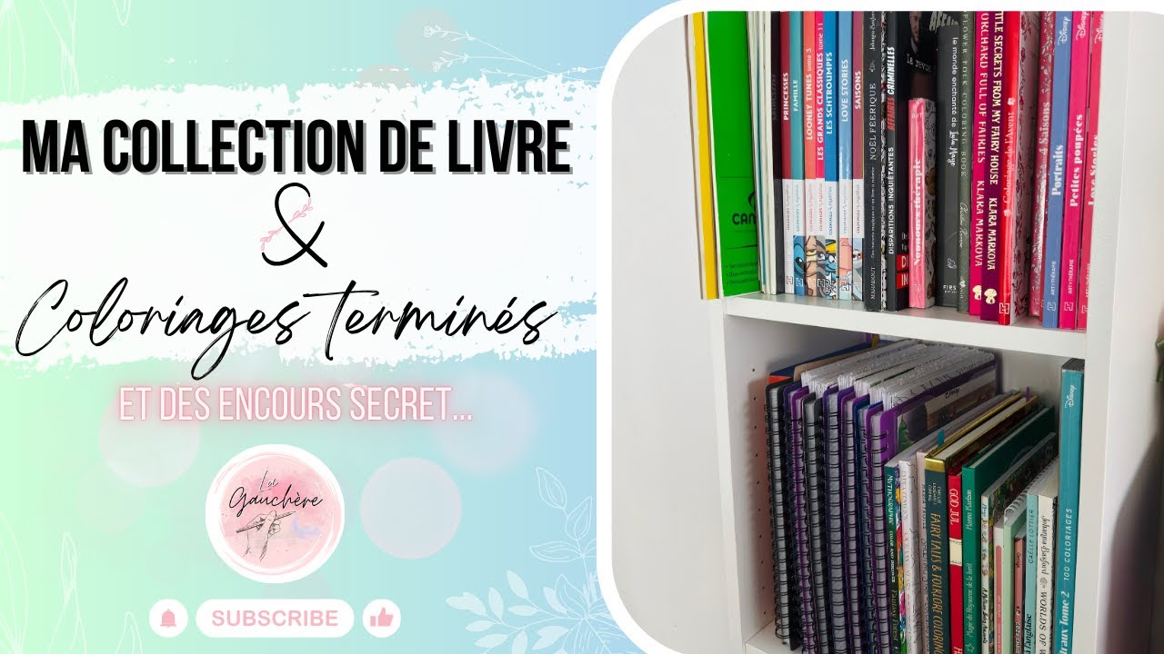 MA COLLECTION DE LIVRE - Tous mes coloriages terminés + encours