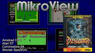 Mikroview #144: Desolator - Halls of Kyros on Amstrad, Atari ST, C64 and Spectrum