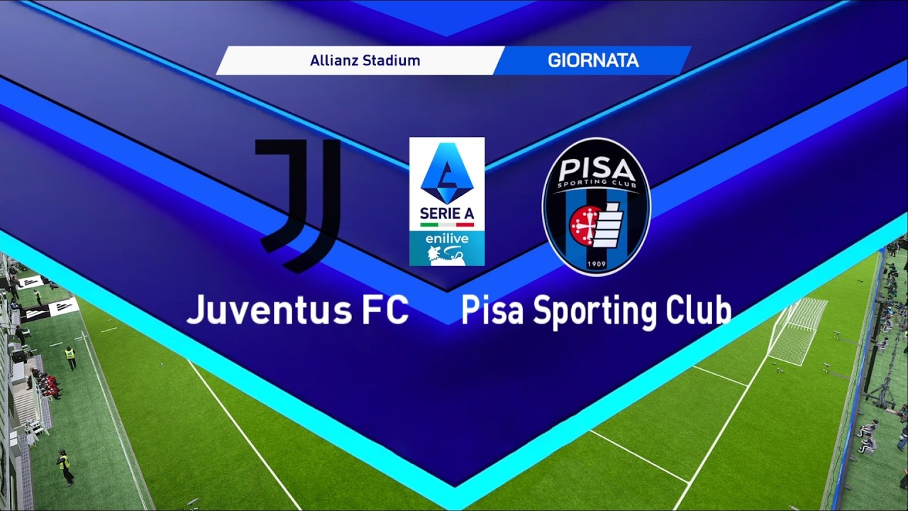 Juventus vs Pisa | Allianz Stadium | 2025-26 Serie A | PES 2021