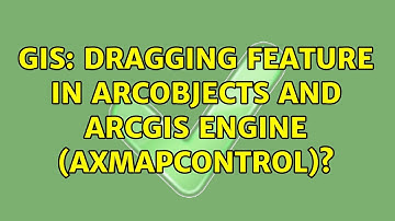 GIS: Dragging Feature in ArcObjects and ArcGIS Engine (AxMapControl)?