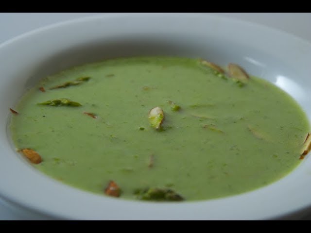 Asparagus And Almond Soup | Cooksmart | Sanjeev Kapoor Khazana