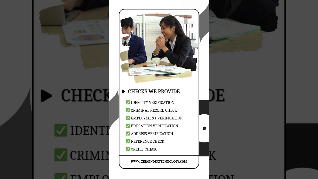 Reliable background verification ensuring trust, security, and compliance | Zeroindex Technology |