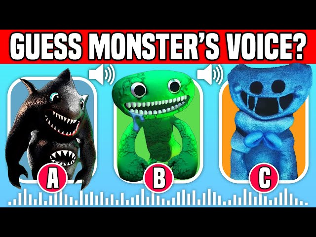 Guess the MONSTERS VOICE #1 ROBLOX DOORS - GARTEN OF BANBAN 2 - Figure