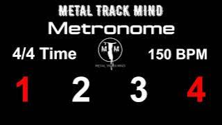 Download lagu Metronome 4/4 Time 150 BPM visual numbers
