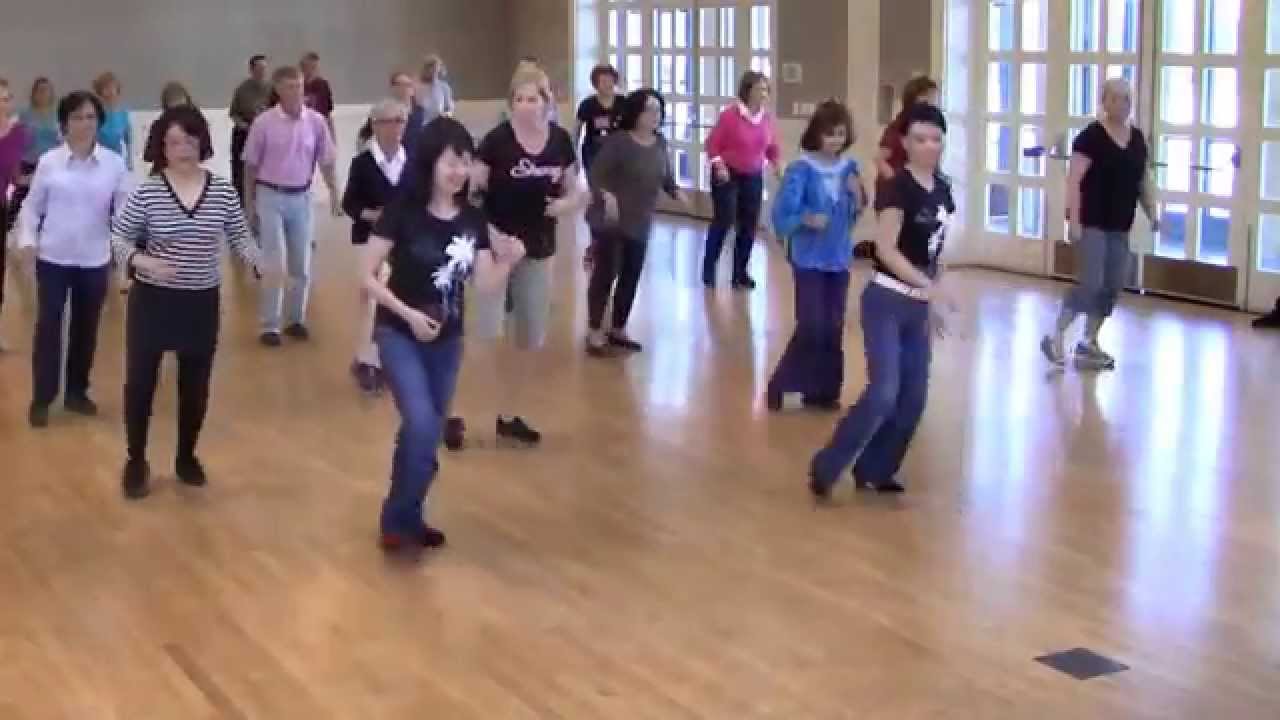 Ah Si! line dance - YouTube