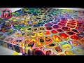 Chameleon cell acrylic pouring and fluid art  step by step how to