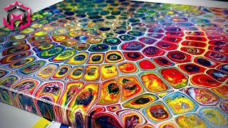 Chameleon Cell Acrylic Pouring and Fluid Art  Step By Step How To