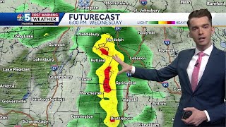 Video: Tracking downpours and storms (05-07-24)
