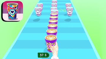 Coffee Stack ​- All Levels Gameplay Android,ios (Levels 349-351)