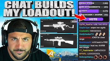 MY CHAT BUILDS MY WARZONE LOADOUT!