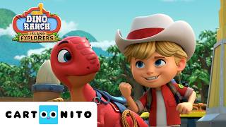 داينو رانش | Dino Ranch | ديناصور طائر يسرق سلة العم جاك 🍇 |كارتونيتو ‪‪@CartoonitoMENA
