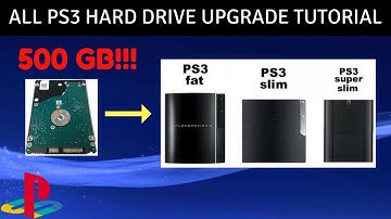 How to upgrade PS3 Hard Drive - New HDD Tutorial