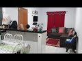 🔴Tour pela minha sala e parede vermelha