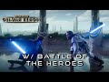 Obiwan kenobi  anakin full scene 4k reedited w battle of the heroes ost