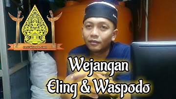 TANSAH ELING LAN WASPADA
