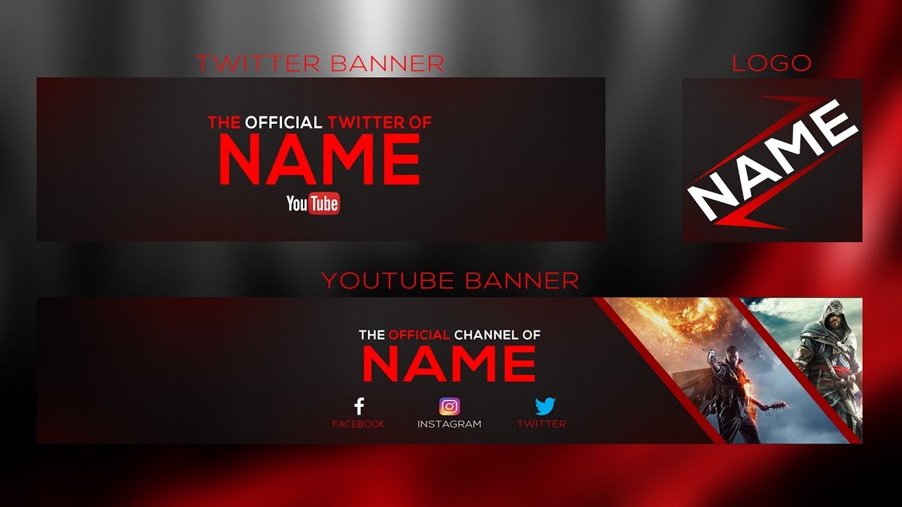 31 Youtube Banner Templates Free Sample Example Psd Downloads