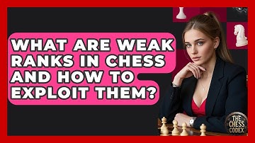 What Are Weak Ranks In Chess And How To Exploit Them? - The Chess Codex