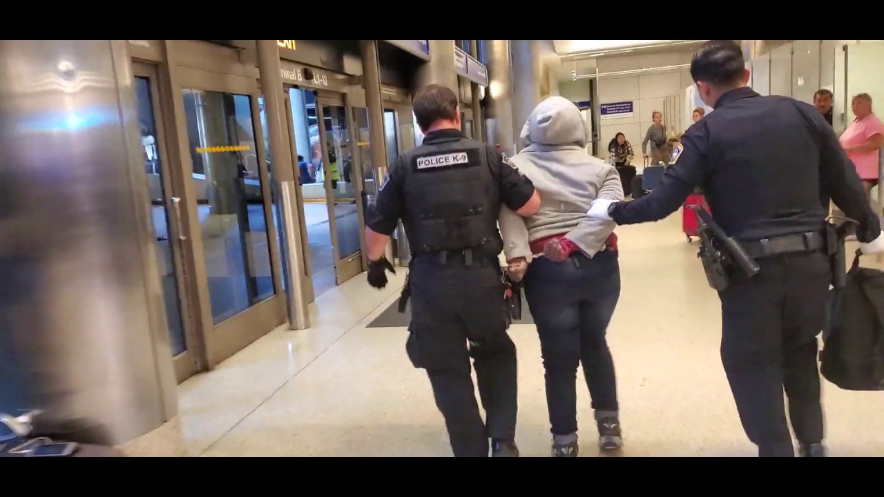 Part 1 LAX AIRPORT POLICE ON A 5150 AT LAX - YouTube