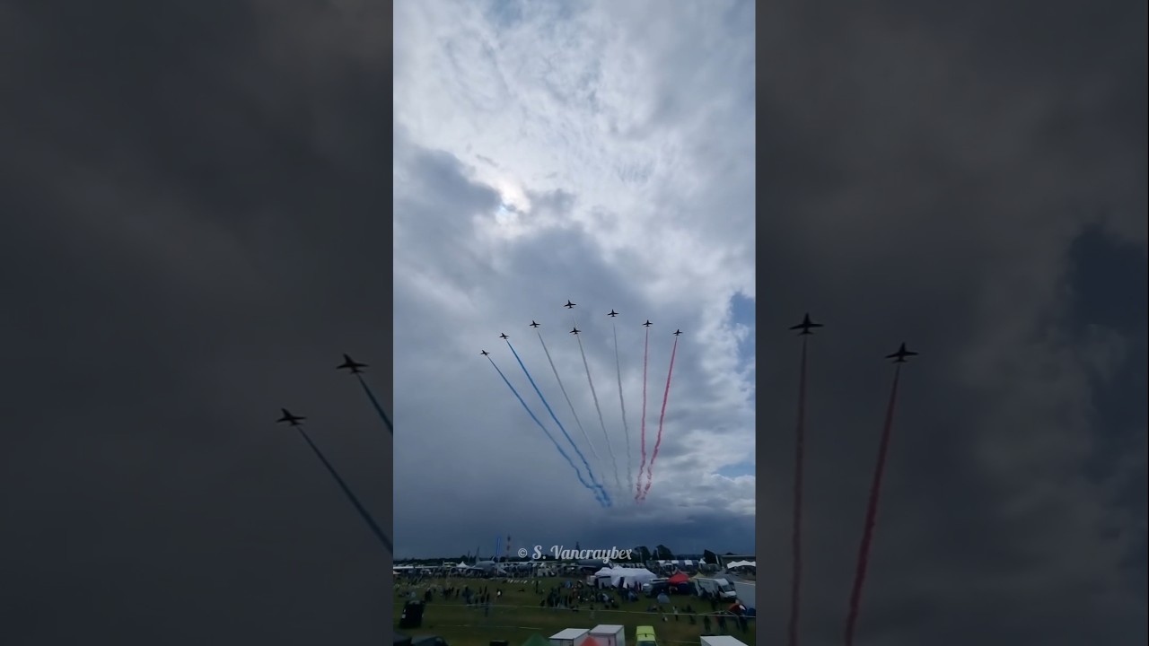 Red Arrows fly-over 